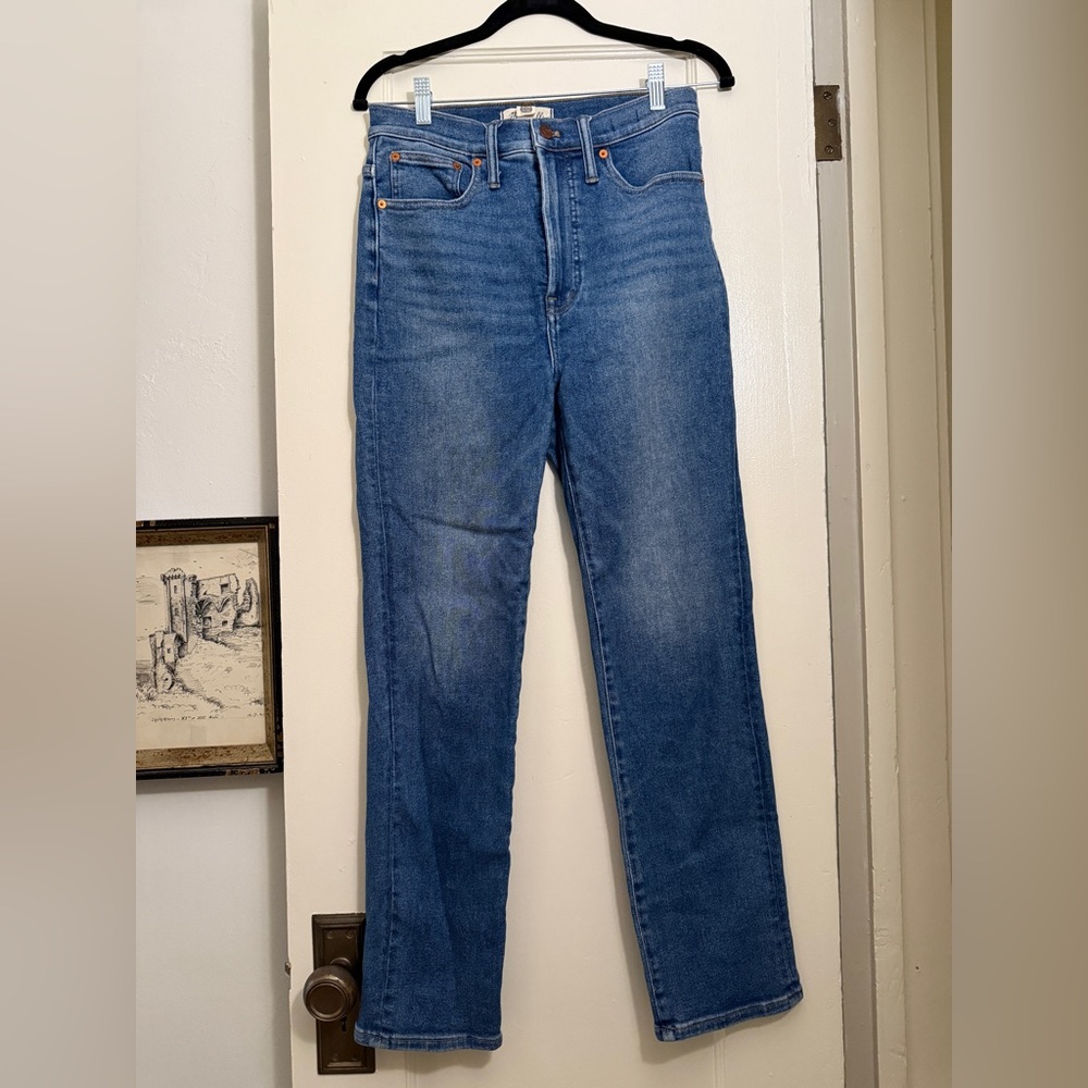 Madewell Perfect Vintage Denim Jeans 28 Medium Blue Wash